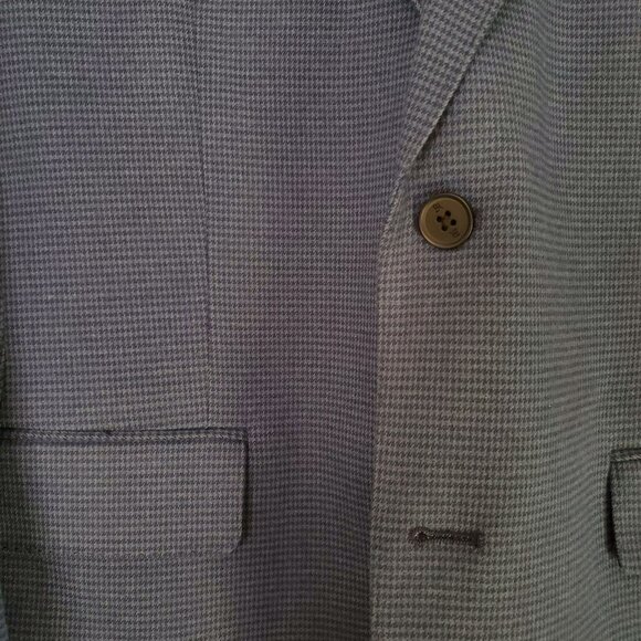 NWT Banana Republic Tailored-fit Houndstooth Suit Jacket; 40S - Picture 2 of 7